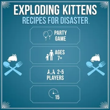 Exploding Kittens Recipes for Disaster - Family Card Game