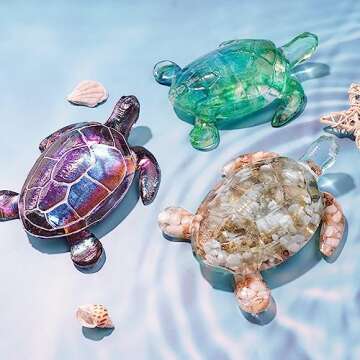 LET'S RESIN Turtle Shape Resin Molds for Epoxy Craft