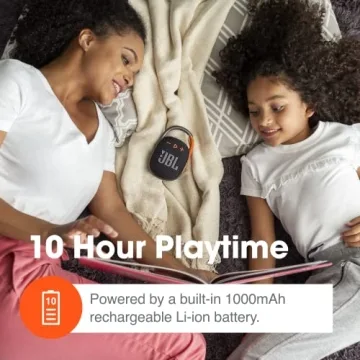 JBL Clip 4 Yellow - Portable Bluetooth Speaker with 10 Hours Playtime