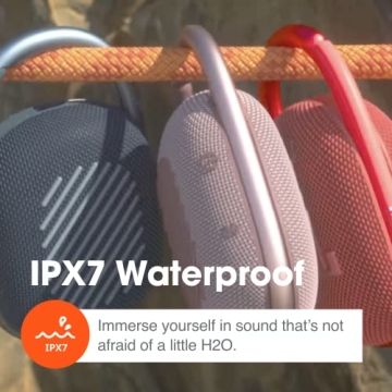 JBL Clip 4 Yellow - Portable Bluetooth Speaker with 10 Hours Playtime