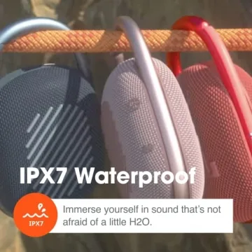 JBL Clip 4 Yellow - Portable Bluetooth Speaker with 10 Hours Playtime