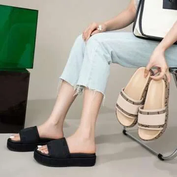 VLHENCD Women's Platform Sandals - Trendy Summer Footwear