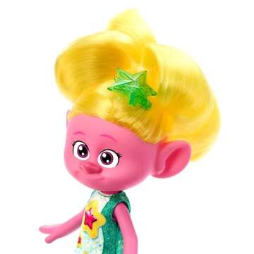Mattel DreamWorks Trolls Band Together Trendsettin’ Fashion Dolls, Viva with Vibrant Hair & Accessory, Toys Inspired by the Movie