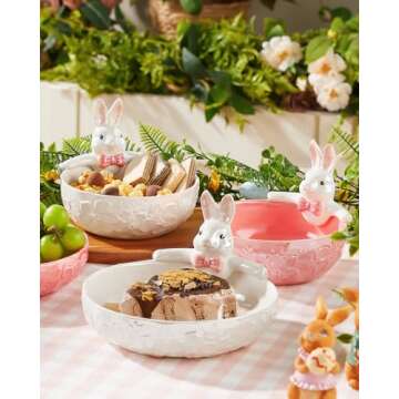 Charming 8 Inch Easter Candy Bowl for Festive Treats