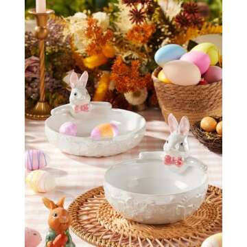 Charming 8 Inch Easter Candy Bowl for Festive Treats