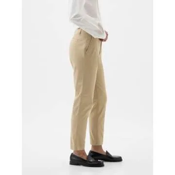 Chic GAP Downtown Khaki Pants for Women - Elegant Comfort