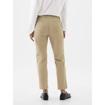 Chic GAP Downtown Khaki Pants for Women - Elegant Comfort