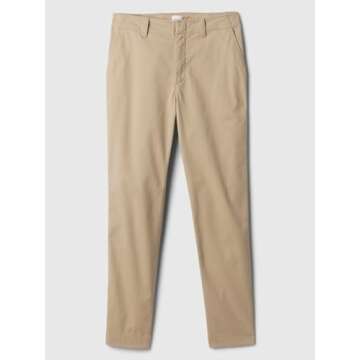 Chic GAP Downtown Khaki Pants for Women - Elegant Comfort