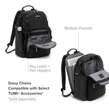 TUMI - Alpha Bravo Search Backpack - Laptop Backpack for Men & Women - Backpack for Work & Travel - 17.0" X 14.0" X 8.3" - Black