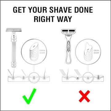 Pearl Shaving Double Edge Butterfly Safety Razor made with Brass metal- Double Edge Safety Razor | M...