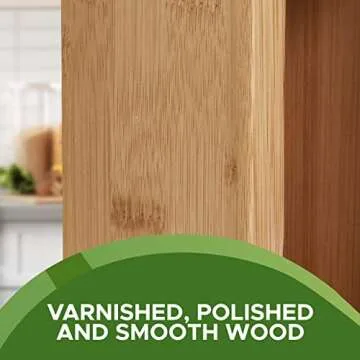 Mylo's Home Bamboo Ziplock Bag Organizer for Drawer - Plastic Bag Organizer for Drawer - Baggie Organizer for Drawer - Storage Bag Organizer Kitchen Drawer - Sandwich Bag Organizer for Drawer