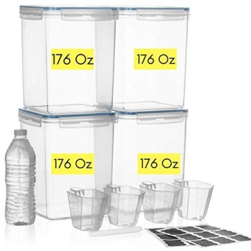 Premium 4 PC Airtight Food Storage Containers Set