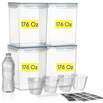 Premium 4 PC Airtight Food Storage Containers Set