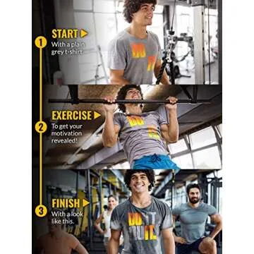 Actizio Men's Sweat Activated Workout Shirt for Gym Use