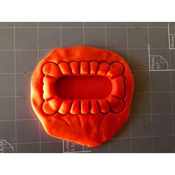 Premium Thumbprint Rectangle Cookie Cutter - 2.5" Food Safe