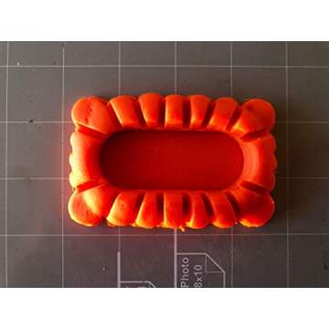 Premium Thumbprint Rectangle Cookie Cutter - 2.5" Food Safe