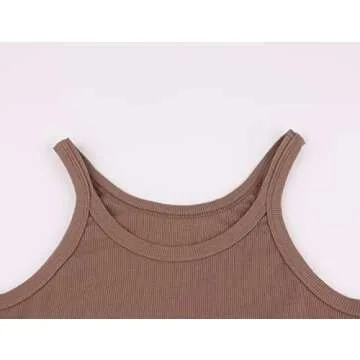 Stylish KAMISSY Sleeveless Crop Tank Top for Every Occasion