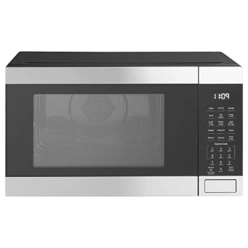 GE JES1109RRSS 4-in-1 Microwave Oven with Air Fryer, Convection & Broil - 1.0 Cu. Ft