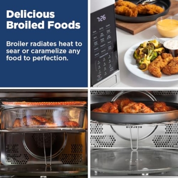 GE 4-in-1 Microwave Oven with Air Fryer Convection Broil