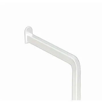 B&NN Adjustable Metal Handbag Rack Tabletop Handbag Purse Display Stand Single Hook Bag Stand Holder (White)