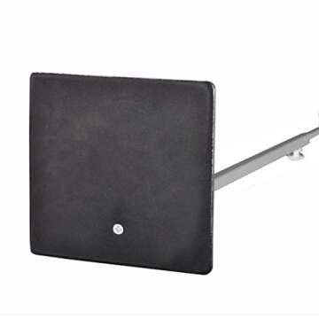 B&NN Adjustable Metal Handbag Rack Tabletop Handbag Purse Display Stand Single Hook Bag Stand Holder (White)