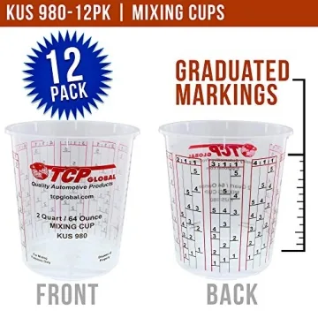 Custom Shop 64 Ounce Paint Mixing Cups - Pack of 12