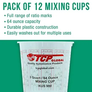 Custom Shop 64 Ounce Paint Mixing Cups - Pack of 12