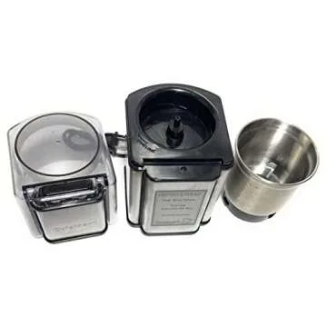 Cuisinart Grind Central Coffee Grinder Enough for 18 Cups with Built-In Safety Interlock, Stainless Steel Blades with Convenient Cord Storage, Includes Dishwasher Safe Bowl and Lid