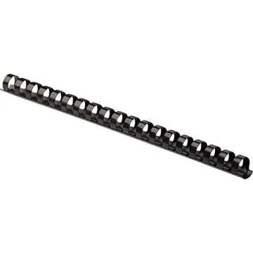 Fellowes 52326 Plastic Binding Combs - Black, 100 Pack
