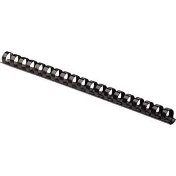 Fellowes 52326 Plastic Binding Combs - Black, 100 Pack