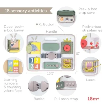 Busy Board for Toddlers - Montessori Learning Toy