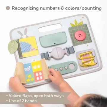 Busy Board for Toddlers - Montessori Learning Toy