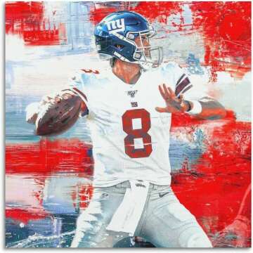 Daniel Jones Rugby Star 16x16 Wall Art Poster