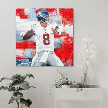 Daniel Jones Rugby Star 16x16 Wall Art Poster