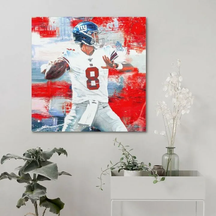 Daniel Jones Rugby Star 16x16 Wall Art Poster