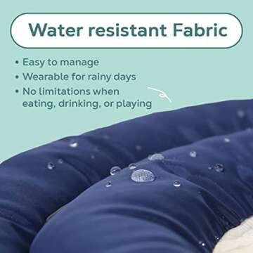 ARRR Comfy UFO Pet Recovery Collar, Water-Resistant Soft Adjustable Protective Dog Neck Donut E-Coll...