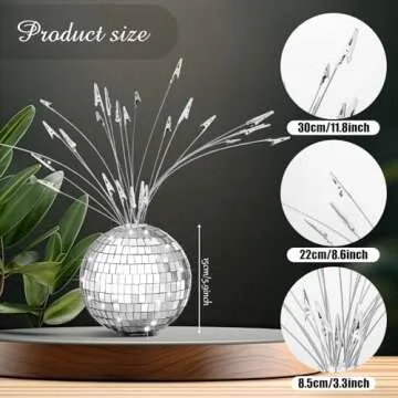 Geyoga Disco Ball Photo Tree Holder for Memorable Events