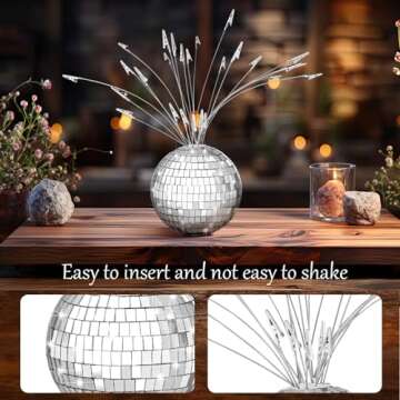 Geyoga Disco Ball Photo Tree Holder for Memorable Events