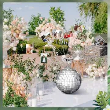Geyoga Disco Ball Photo Tree Holder for Memorable Events
