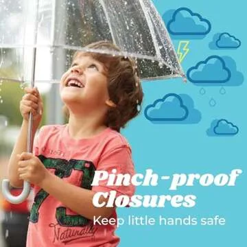 totes Kid's Bubble Dome Umbrella for Fun Rainy Days