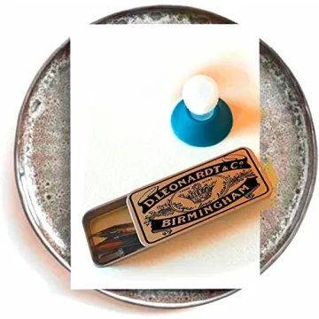 Stylish Ink Wells for Dip Pen and Calligraphy Nib Organizer Set