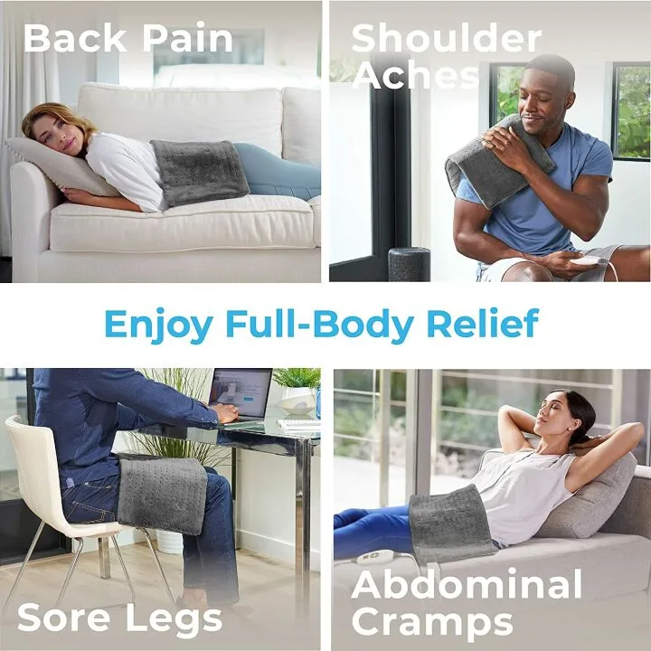 PureRelief™ XL Heating Pad for Pain Relief & Comfort
