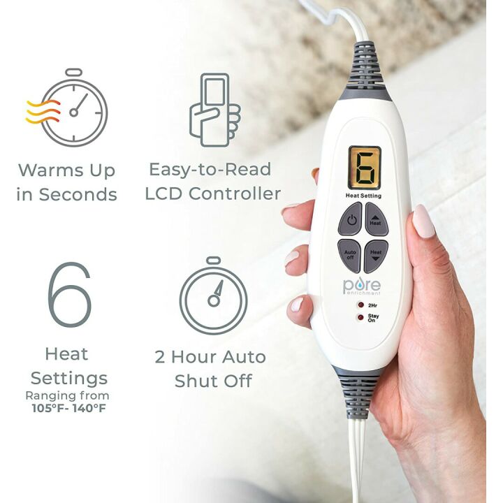 PureRelief™ XL Heating Pad for Pain Relief & Comfort