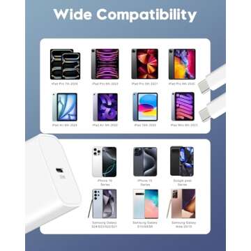 AirPods 4 Charger, 2Pack 20W USB C AirPods Pro 2nd Gen Charger Cord, USB C to USB C Cable for AirPods 4 Wireless Earbuds, AirPods Max 2 (2024), iPhone 16/15 Pro Max, iPad Charging Cord Power Adapter