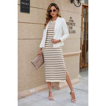 OUGES 2025 Fall Maternity Dress for Baby Showers