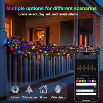 Smart 16.4Ft RGB Globe String Lights with App Control