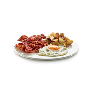 Lekue Microwave Bacon Maker/Cooker with Lid, Red, 11.02" L x 9.8" W x 2.3" H