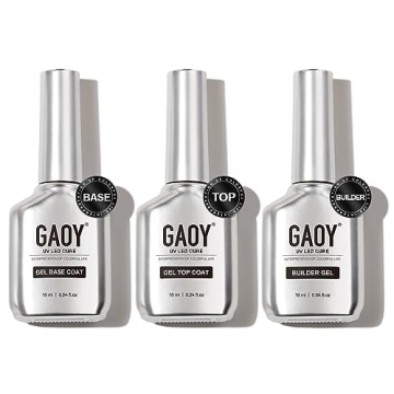 GAOY Gel Manicure Set, 3 Pcs Quality Builder Gel Set