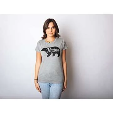 Cute Funny Womens Mama Bear T Shirt - Cool Mother's Day Gift! XL
