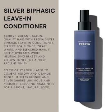 PREVIA Silver Leave-In Conditioner for Blonde and Bleached Hair
